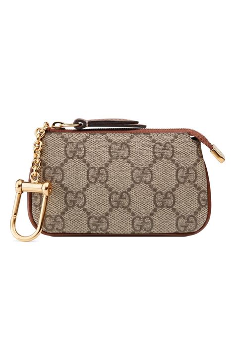 gucci leather key pouch|Gucci key pouch nordstrom.